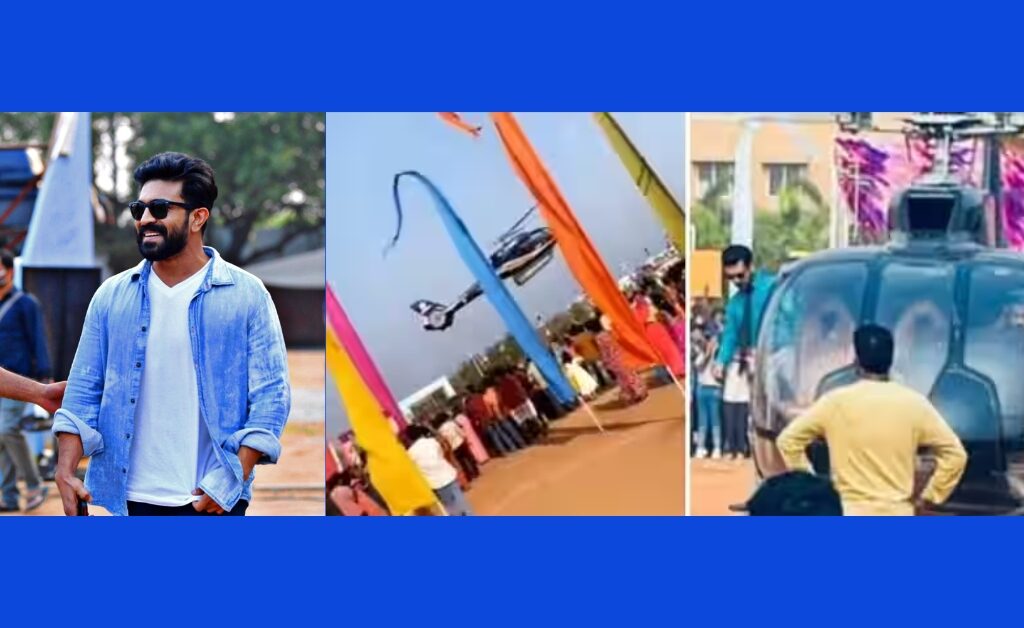Actor Ram Charan Shoots for Upcoming Film on University Campus