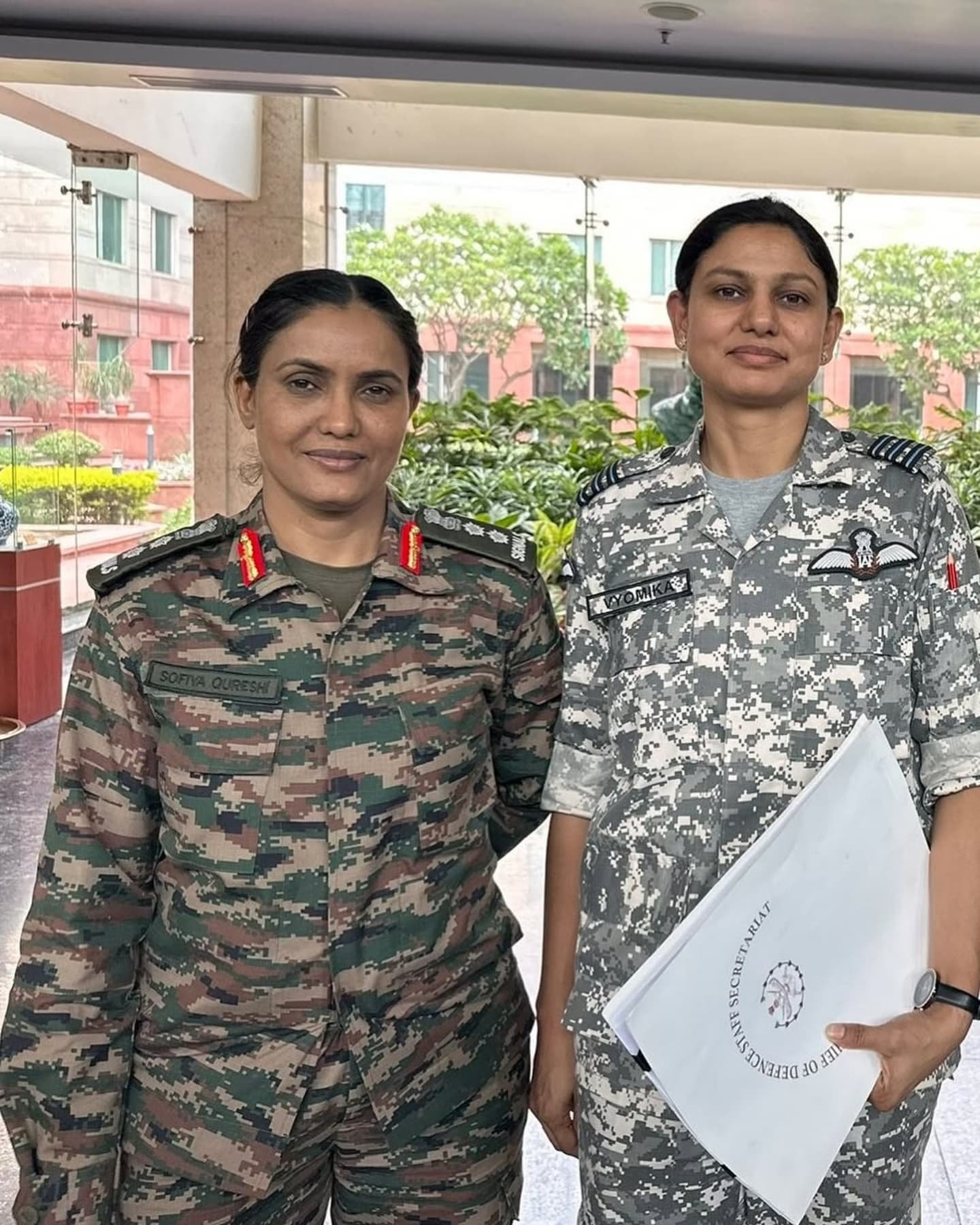Colonel Sophia Qureshi And Vyomika Singh