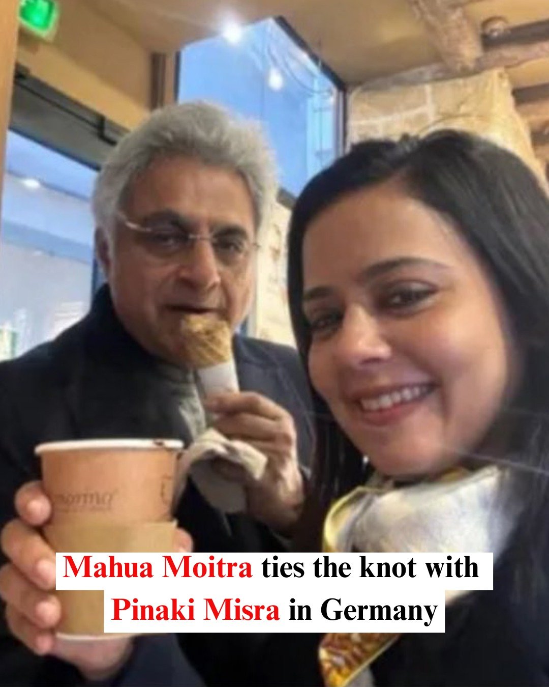 Mahua Moitra And Pinaki Misra