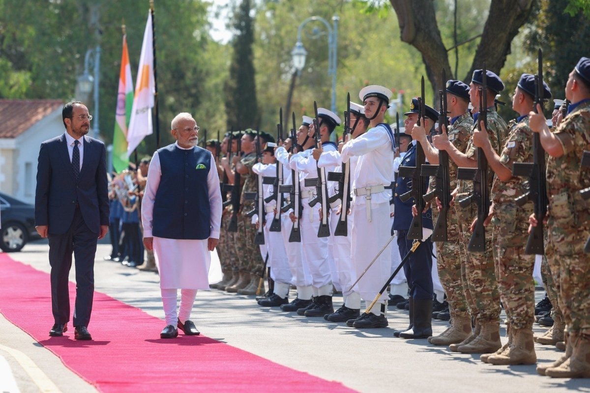 Narendra Modi Cyprus Visit