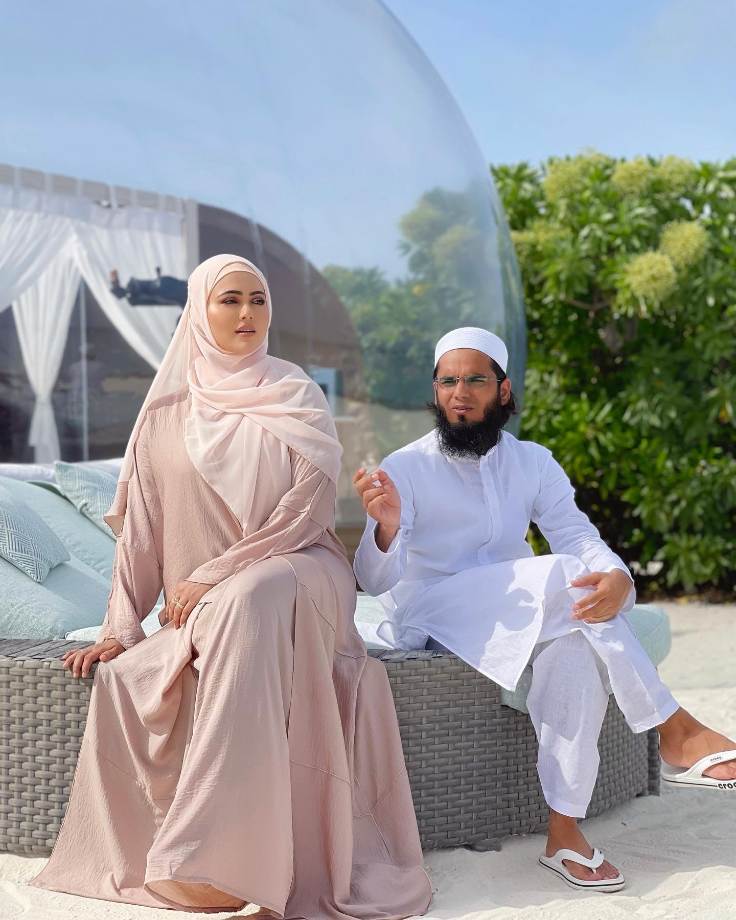 Sana Khan And Anas Sayed 