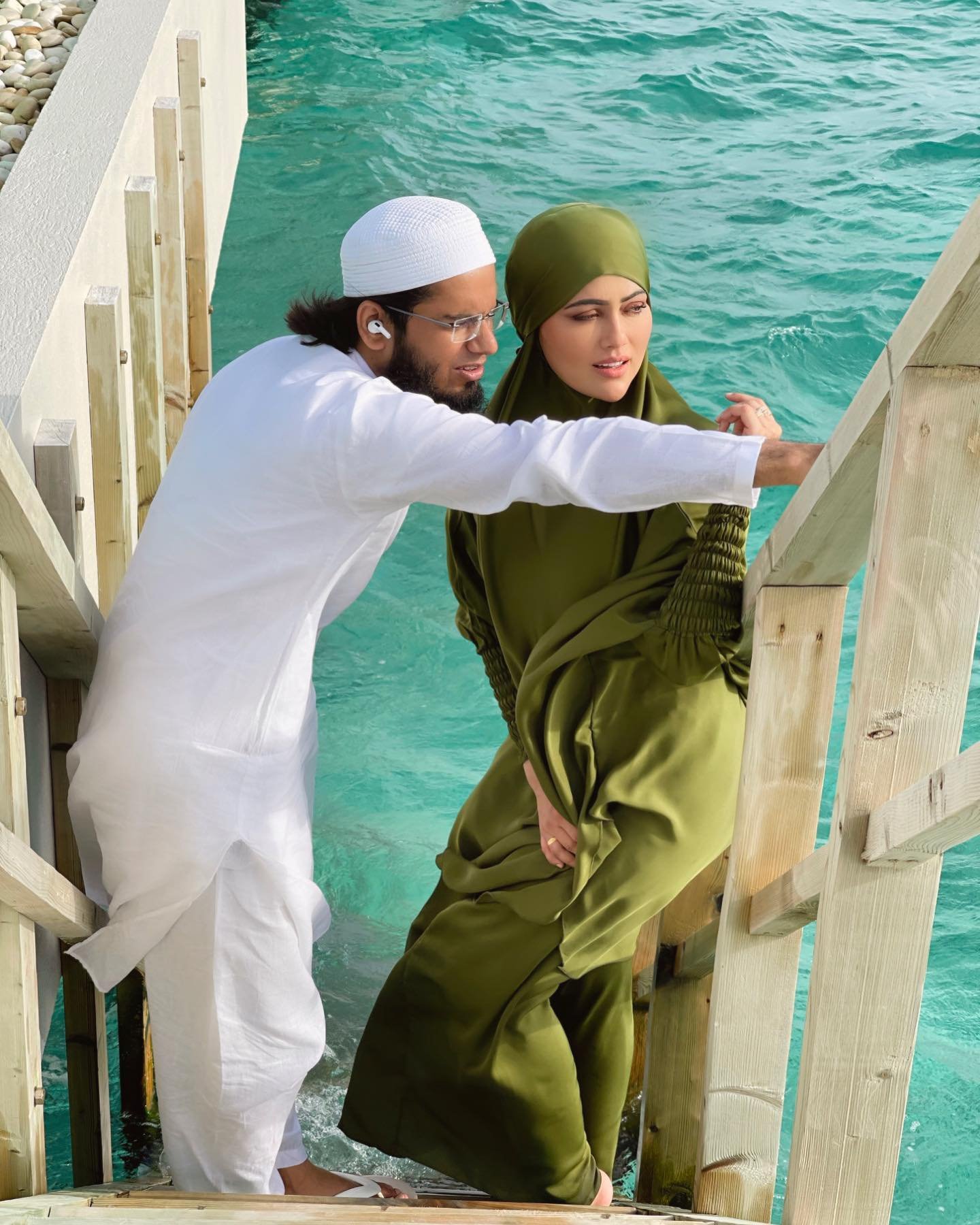 Sana Khan And Anas Sayed