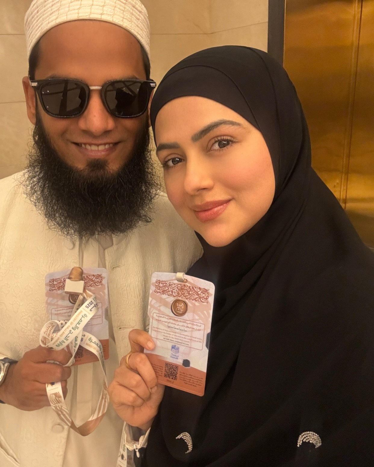 Sana Khan And Anas Sayed