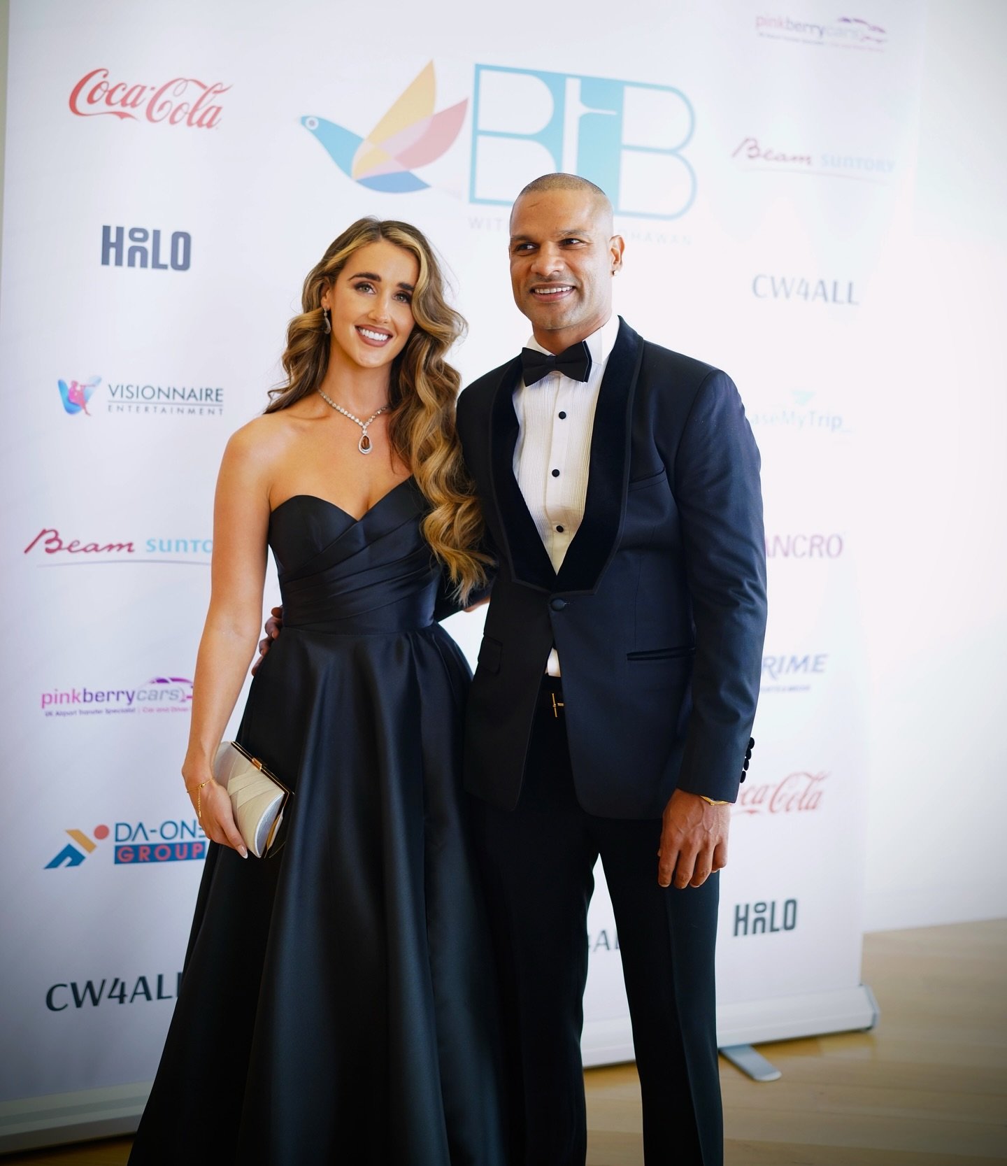 Shikhar Dhawan And Sophie Shine