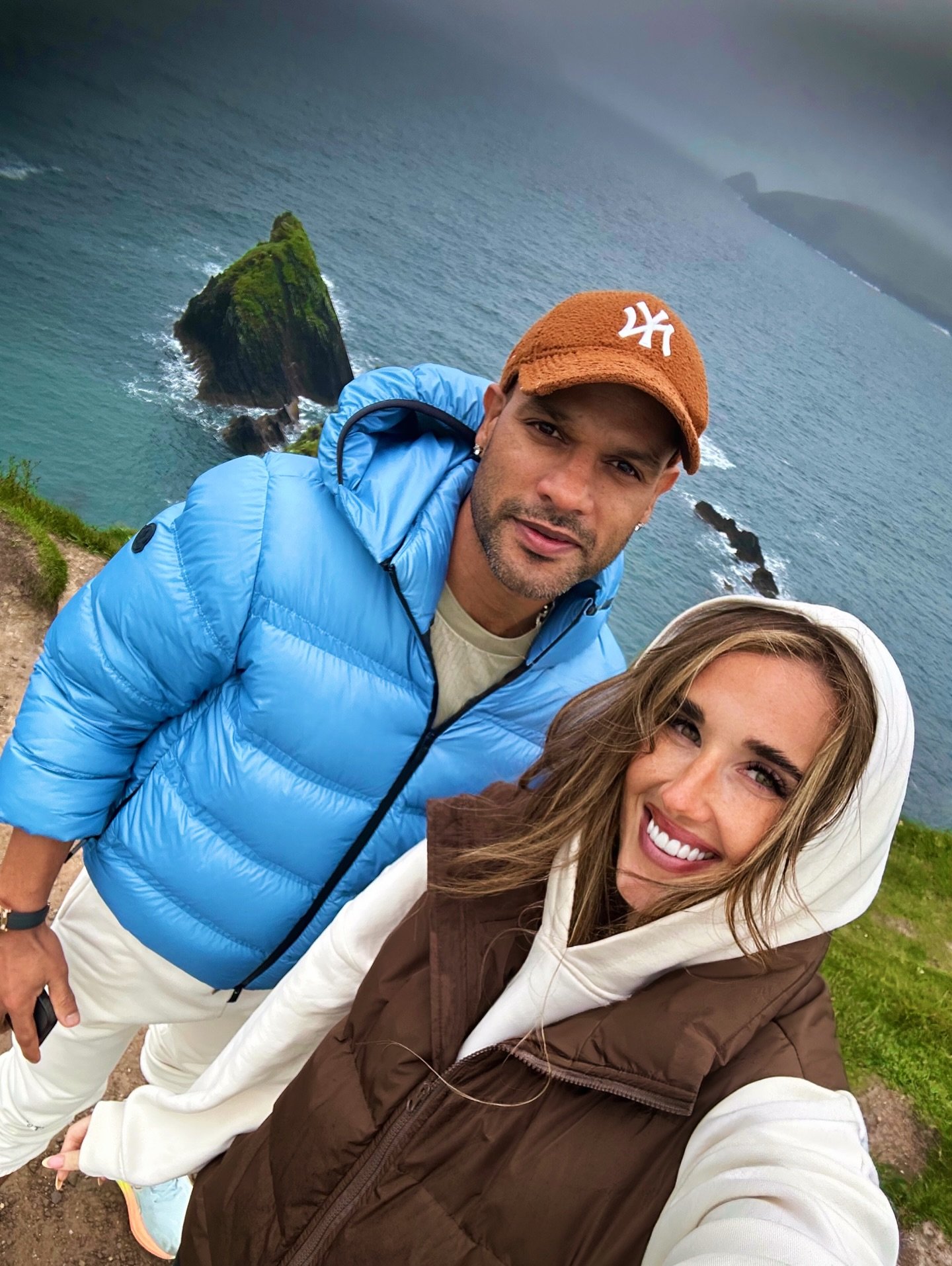 Shikhar Dhawan And Sophie Shine