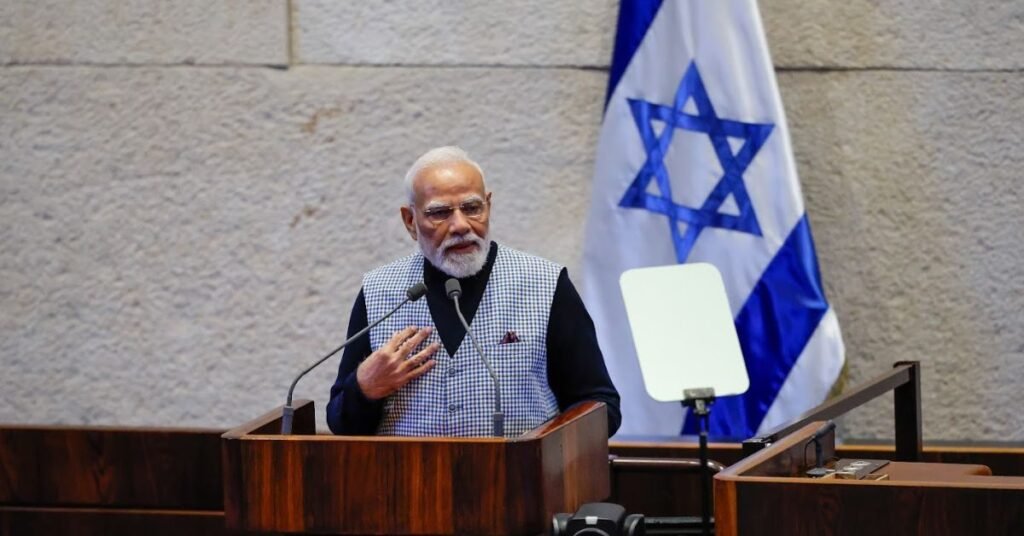 PM Modi's Historic Knesset Speech India-Israel Ties