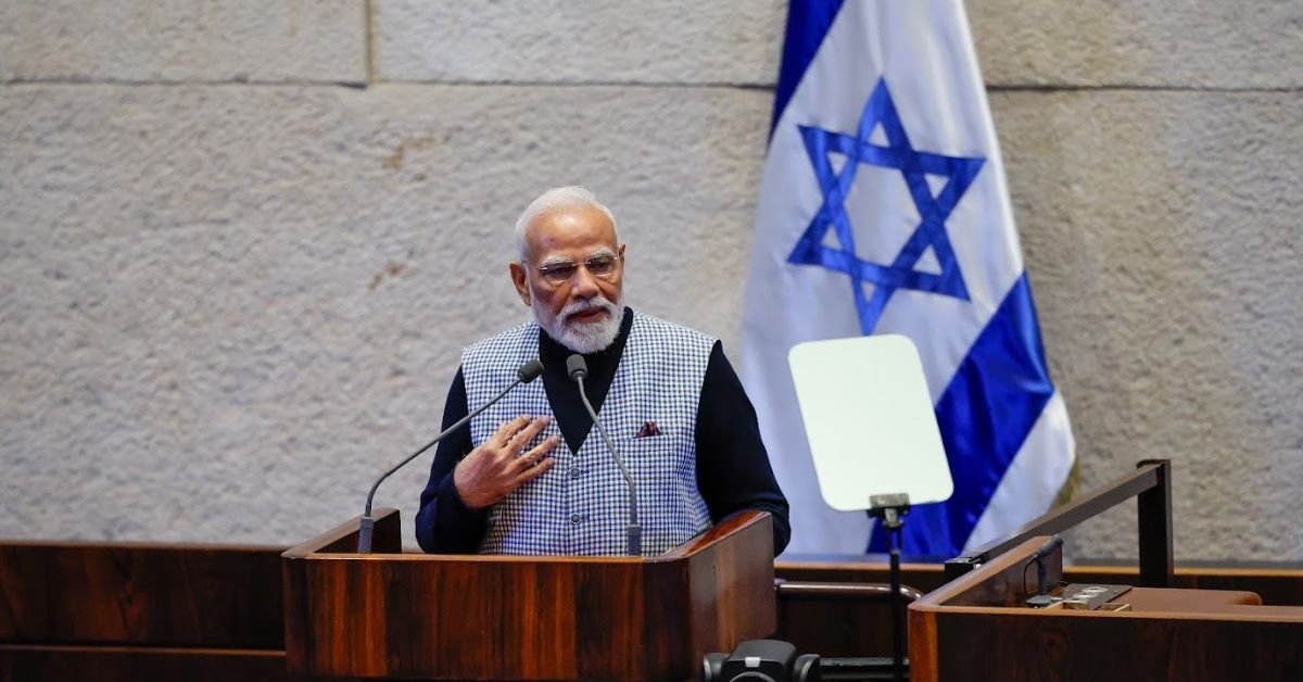 PM Modi's Historic Knesset Speech India-Israel Ties