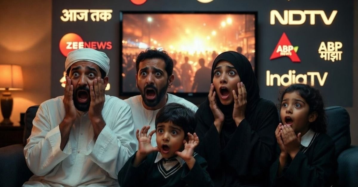 Why Indian TV Hypes Gulf News Too Much