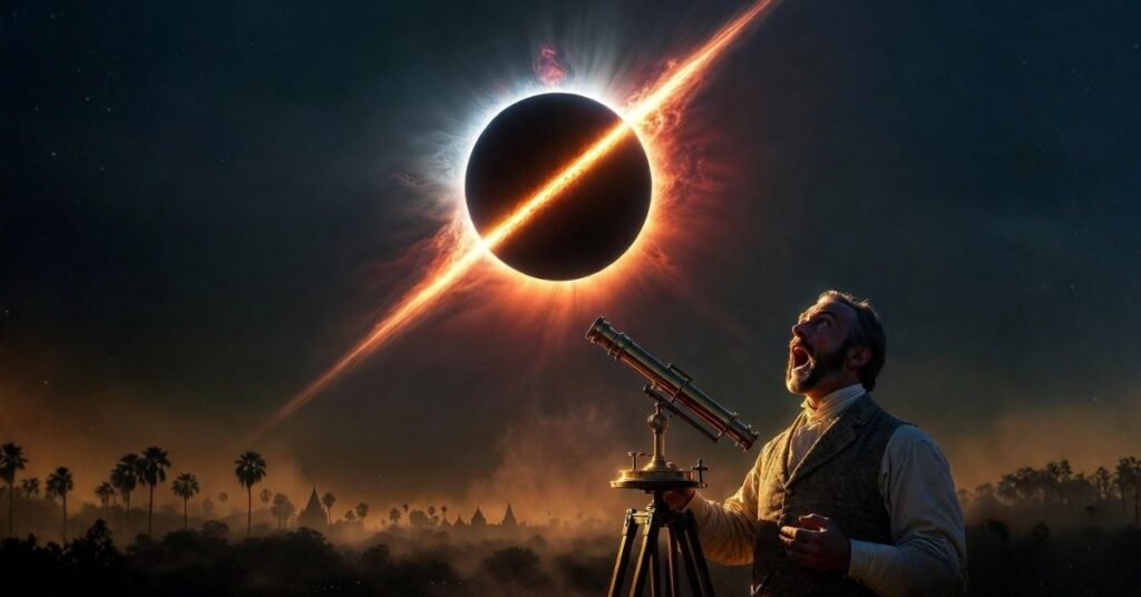 1868 Guntur Eclipse In India Discovery Of Helium